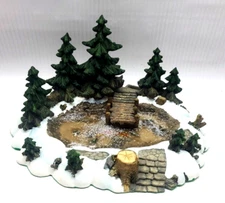 Vintage Department 56 VILLAGE Pine Point Pond Item #52618 Retired
