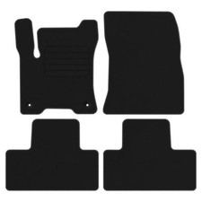 Velours Fußmatten für Mercedes EQB X243 ab Bj. 2021 Automatten NEU SCHWARZ BASIC