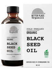 USDA Organic Black Cumin Seed Oil Liquid 8 Fl Oz Premium Cold-Pressed Nigella