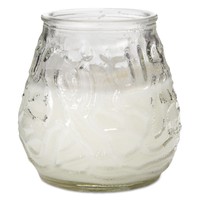 Fancyheat Victorian Filled Glass Candles 60 Hour Burn 3 3/4h Clear 12/carton on sale Fancyheat Victorian Filled Glass Candles 60 Hour Burn 3 3/4h Clear 12/carton on sale
