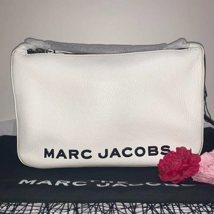 Marc Jacobs Leather Softbox 2way Handbag Shoulder Back M0017089 