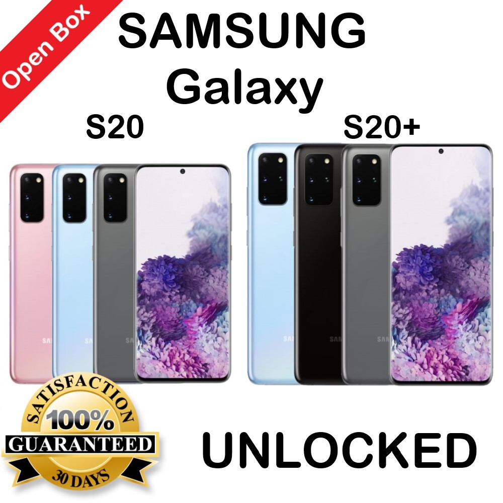 Samsung Galaxy S20 /S20+ Plus 5G 128GB Unlocked Android