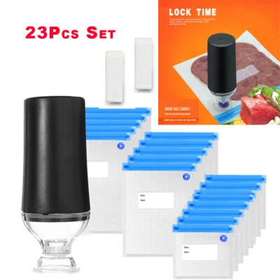 23pc Set Staubsauger Dichtung / Vakuum Staubsaugerbeutel / Power Pumpe Essen - Bild 1 von 4