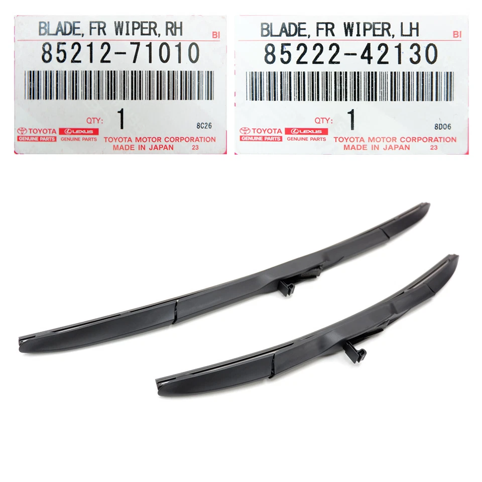 Juego de limpiaparabrisas 550 400 mm negro para Toyota Hilux Revo Fortuner 15 16 18 Foto 2 de 4