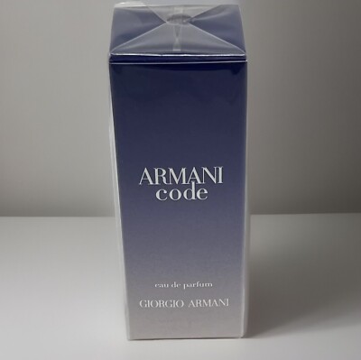 Armani Code By Giorgio Armani For Women EDP Spray Perfume Factory Sealed Box 1oz