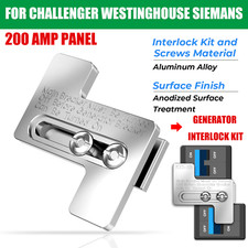 Generator Interlock Kit For Challenger & Westinghouse & Siemans 200 Amp Panel