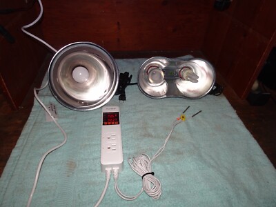 Pymeter PY-20TT Digital Temperature Controller Heat Mat with Dual Outlet w  light