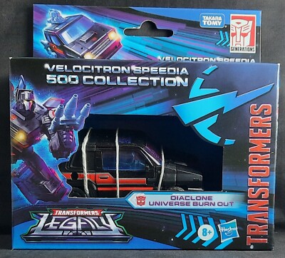 Transformers Legacy Diaclone Univberse Burn Out Velocitron Speedia 500 Misb