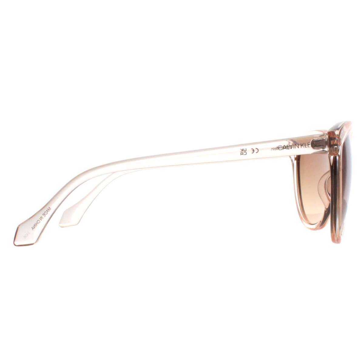 Calvin Klein CK19534S-270-58 Women\'s Sunglasses in Transparent Beige BRAND NEW Calvin Klein Cat Eye Sunglasses CK19536S 270 Beige Nude  main image 4