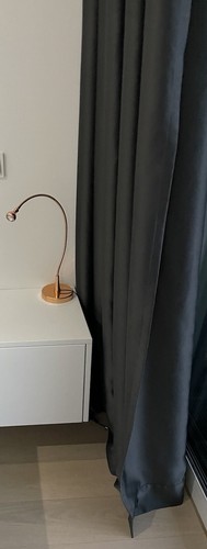 Vorhänge Blickdicht Massgefertigt Englisch Dekor E3023 Anthrazit - Bild 4 von 9