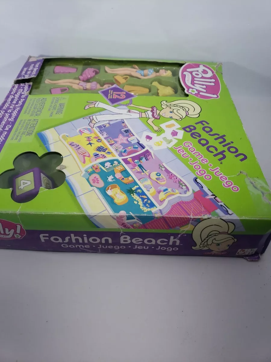 POLLY POCKET FASHION BEACH GAME 2004 NEW- OPENED BOX