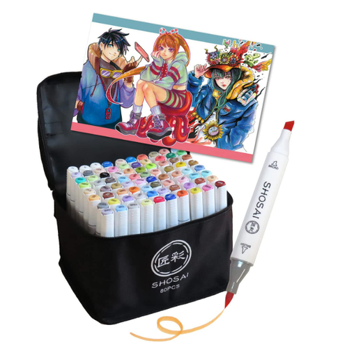 SHOSAI Copic Ciao Start 72 colors 80 pens set Illustration Marker Pen Japan NEW