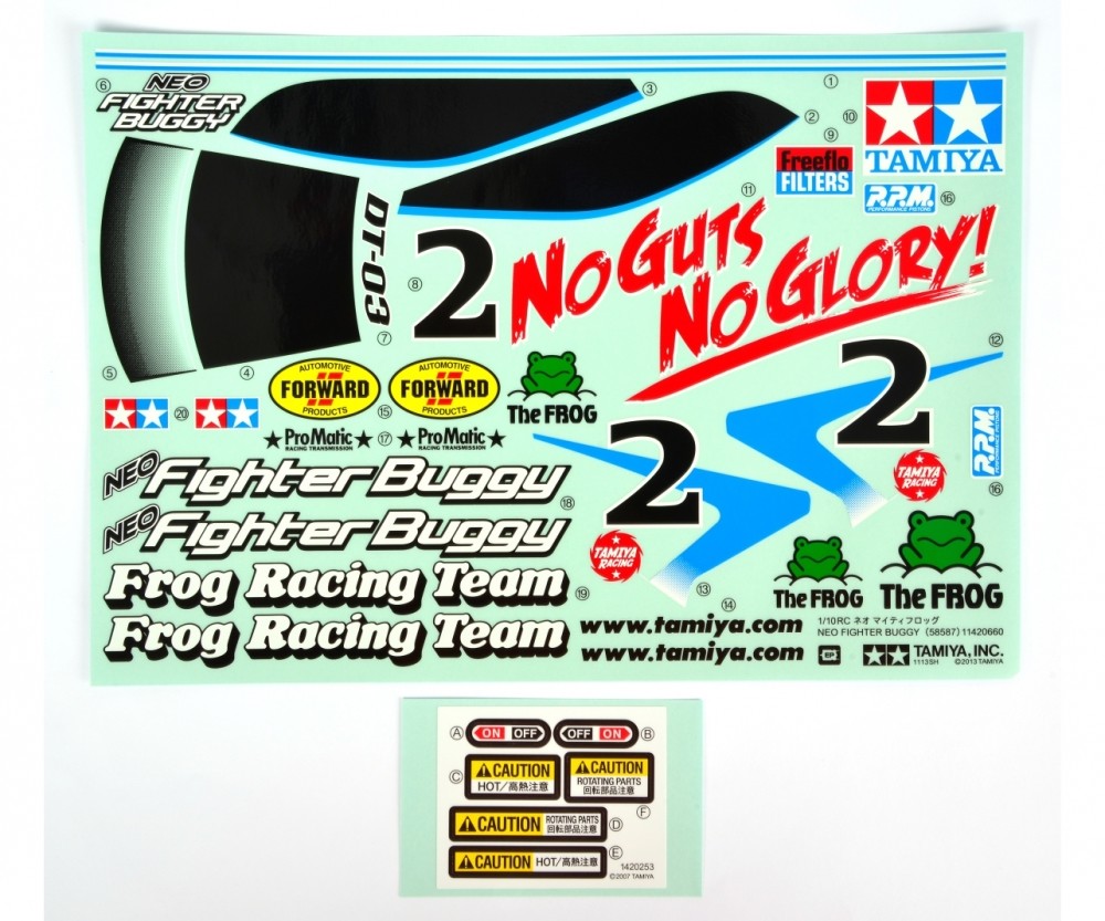 Tamiya 319495811 - DT03 Sticker Neo Fighter Buggy - New
