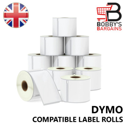 DYMO KOMPATIBLE ETIKETTENROLLEN BÜRO HOME TURBO ETIKETTENSCHREIBER 99012 11352 11354 4XL