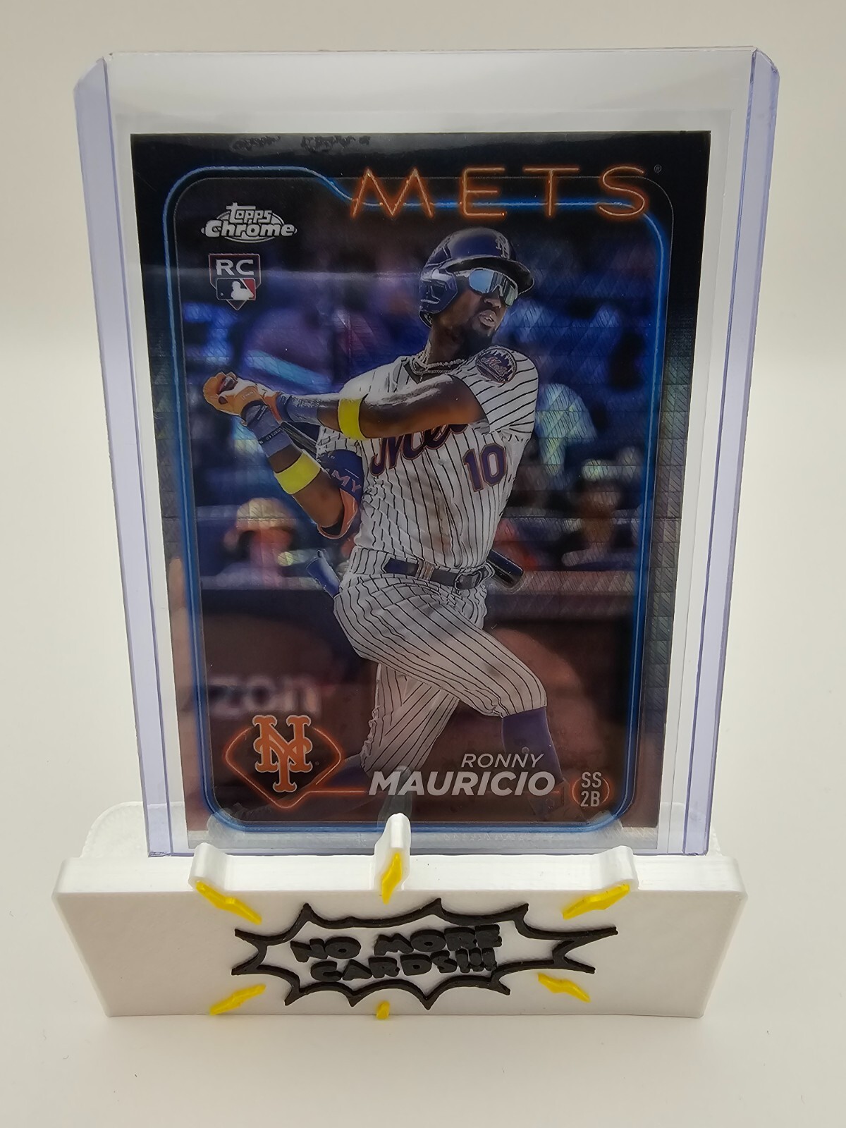 2024 Topps Chrome - Prism Refractor #28 Ronny Mauricio (RC)