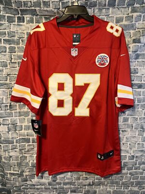 Kansas City Chiefs KELCE 87 ユニフォーム New Nike Kansas City Chiefs Travis Kelce Super Bowl LVII