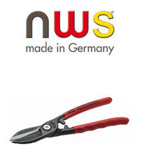 NWS Tools 12" 300mm English Pattern Heavy Duty Metal Tin Snips, N078-12-300-SB
