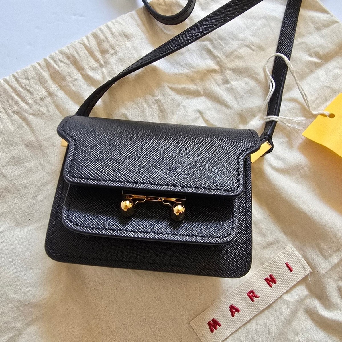 ☆MARNI☆ Mini Crossbody Bag ミニバッグ♪ MARNI Mini Crossbody Bag Black | eBay