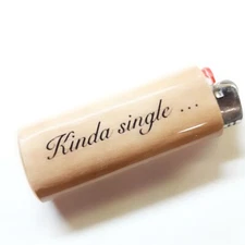 Kinda Single Lighter Case Holder Sleeve Cover Fits Bic Lighters