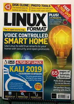 Linux Format Free Disc Voice Controlled Smart Home May 2019 FREE SHIPPING JB