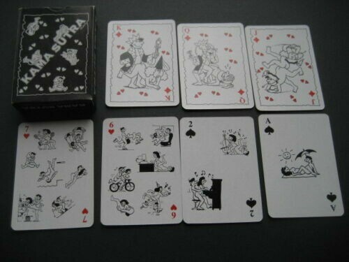 carte da gioco poker erotico kamasutra sexy adulti celibato nubilato classiche . - Bild 2 von 3