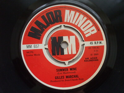 Gilles Marchal - Ma Belle / Summer Wine -  45 - Major Minor MM 657