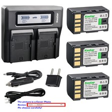 Kastar Battery Dual LCD Fast Charger for VF815 GZ-MG130 GZ-MG130AC GZ-MG130EK