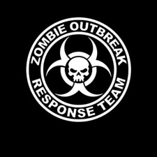 Zombie Outbreak Response Team Sticker Decal