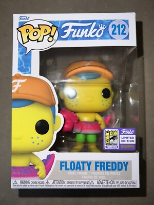 Funko Pop SDCC 2023 Floaty Freddy Blacklight *OFFICIAL STICKER* IN HAND