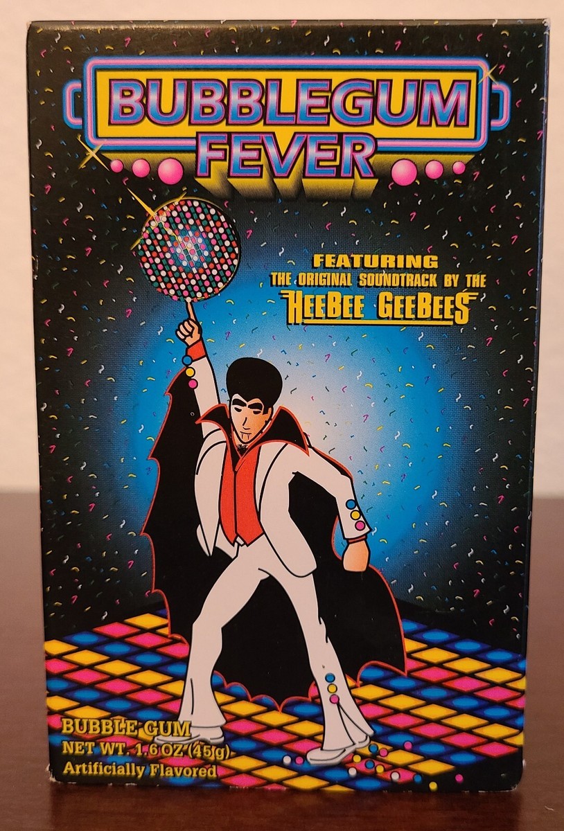 1995 Zeebs BUBBLEGUM FEVER BHS Bubble Gum Container VHS Video