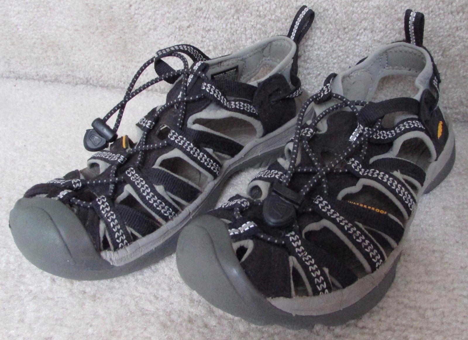 Scarpe sandali impermeabili Keen Youth stile #PRH0313 nero grigio pietra