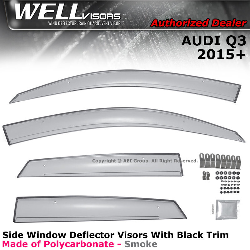 WELLvisors for Audi Q3 20152018 Window Visors Wind Deflectors Wind