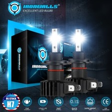 IRONWALLS H7 360 LED Headlight Conversion Kit Bulb 1000000LM 6000K White Bright
