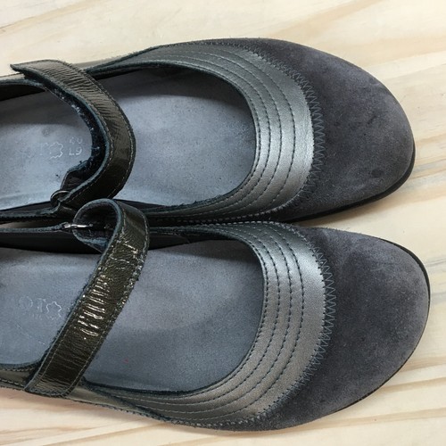 Naot Mary Jane Womens Gray 40 Kirei Round Toe Slip On Casual Comfort Suede - Picture 14 of 15
