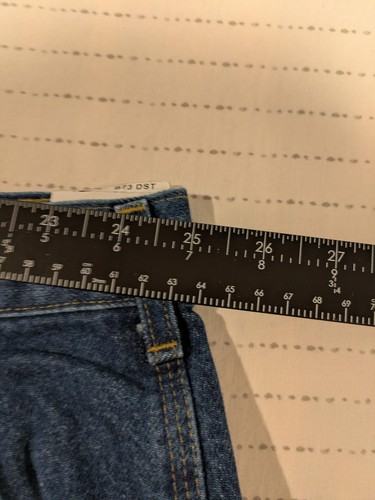 Carhartt Double Front Logger Dungaree Denim Jeans Pants Mens 52x30 Carpenter - Picture 9 of 13