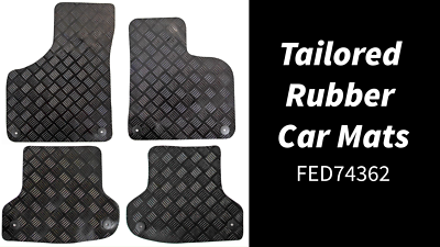 Deluxe Tailored Black Car Mats For Audi A3 2003-2012 – Automatic Transmission Fitment