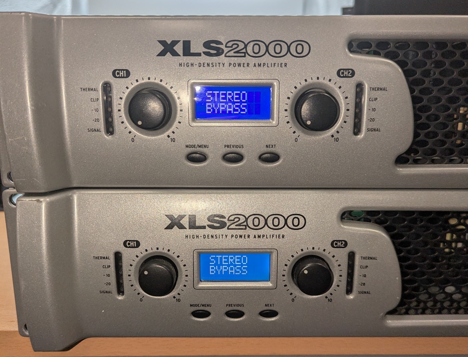 Crown XLS2000 Power Amplifier 2-Channel PA/DJ Amp 1U Rack – Single or Pair (B) image 2
