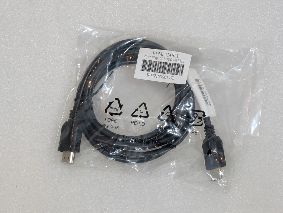 Лот из 200 x HP R032100H01473 HP 917445-002 HDMI 1.4 штекер на штекер кабель, 6 футов - Изображение 4 из 4