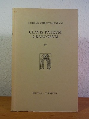 Clavis Patrum Graecorum. Volumen IV: Concilia catenae (Corpus Christianorum) Gee