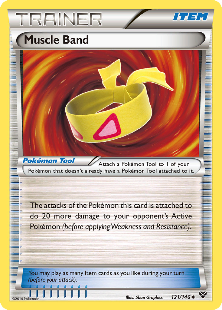 Muscle Band 121/146 UC XY Pokemon Reverse Holo NM/M