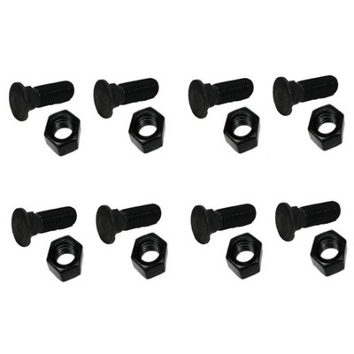 (8) Plow Bolt & Nut for Blades Cutting Edges 5/8-11x2 1/4 Grade 8 PM06705