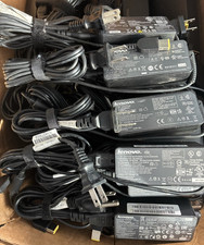 Lenovo ThinkPad 45W AC Adapter Charger Yellow Square Tip Laptop Lot of 28