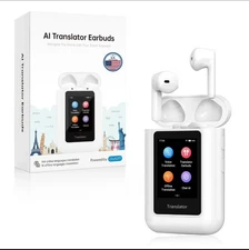 A8 AI Translation Earbuds Real Time, ChatGPT Translator Device in 144 Languag...