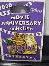 Disney 2020 Movie Anniversary Collection 10th Tangled Rapunzel LE Cast Exc Pin