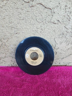 The Beach Boys Surfin USA / Shut Down 45 RPM 7'' Vinyl Capitol/Starline