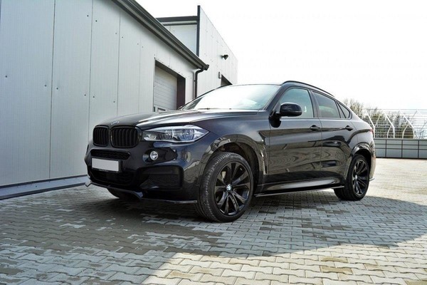 Maxton Design Seitenschweller Ansatz (Paar) Passend FüR BMW X6 F16 M Paket Schwa-image