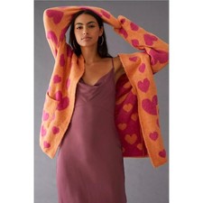 Anthropologie Maeve Hearts Cardigan. Ret. 138