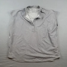 Figs Technical Collection Oversized Top Women's Size Large Rafaela Gray