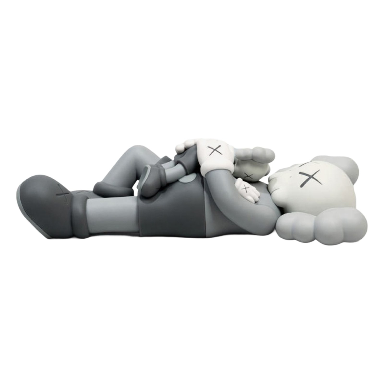Kaws Holiday Singapore Vinyl Figure Grey Art Toy Collectible Authentic