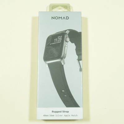 Nomad Rugged Strap For Apple Watch 40mm / 38mm Black New